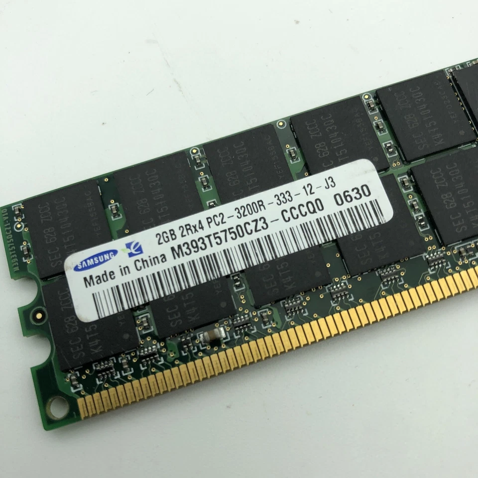 2GB Ram 2GB PC2-3200R 333 DDR2 SDRAM Memory 2RX4 ECC HP# 345114 - Image 2 of 4