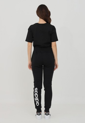 ADIDAS PANTALONI DONNA COTONE FELPATO art. GM5547 mod. W LIN FLEECE C PANT - Picture 6 of 6