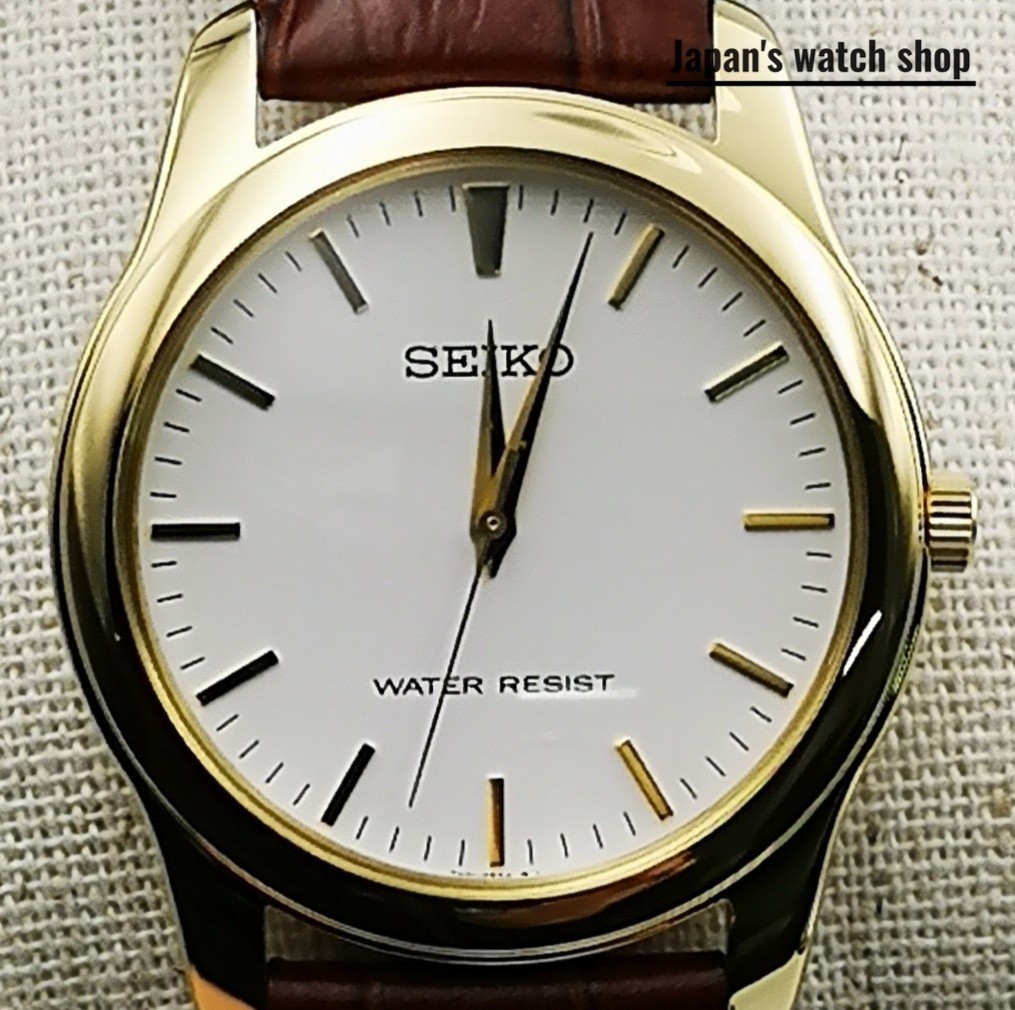 SEIKO Spirit SCXP032 White Stainless Steel Men's Watch New in Box