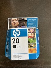 Genuine HP 20 black ink
