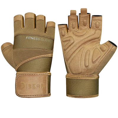 Bodybuilding Gym Gloves Weightlifting Dumbbell Kettlebell Pull Ups Workout Fitne