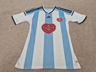 CLASSIC HEARTS 2014-2015 MENS SIZE S FOOTBALL JERSEY AWAY SHIRT ADIDAS USED