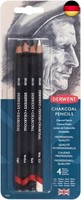 Derwent Kohlestifte, Zeichnen &Amp; Schreiben, 4Er-Set, Hell, Mittel, Dunkel