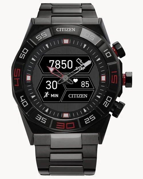 New Citizen CZ Smart PQ2 Hybrid Smartwatch HR, Activity Tracker JX2005-55E