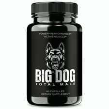 Big Dog Total Male Pills, Advanced Health Support Formula for Men 60ct
