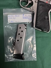 Walther PPK/S .380 ACP 7 rd Magazine Mec-Gar Finger Rest Base PPKs 380 Stainless