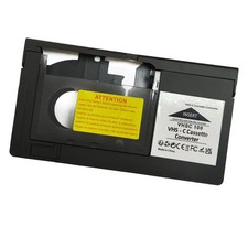 VHS-C Tape Cassette Adapter for Camcorders Motorized VHS VHS-C to VHS   Ideal...