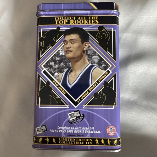 2002 PRESSPASS Edizione Limitata Tin 40 Card Set Sigillato con Morris Peterson AUTO - Foto 1 di 8
