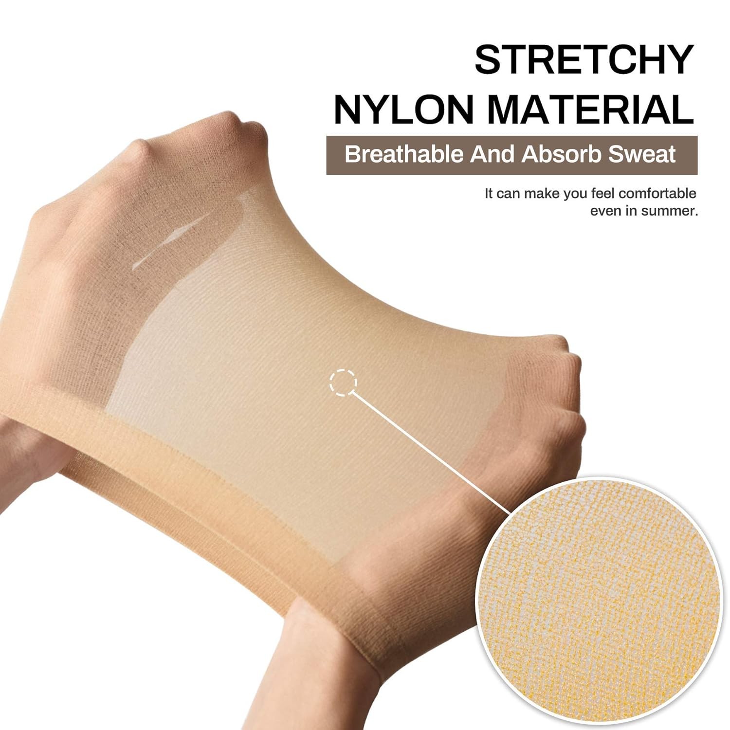 Smilco 20 Pcs Light Brown Wig Caps for Women, Ultra-Thin 20pcs-Flesh colored 