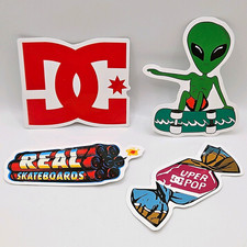 Dc Shoes Real Skateboards Logocartoon Alien Sticker Lot Decals