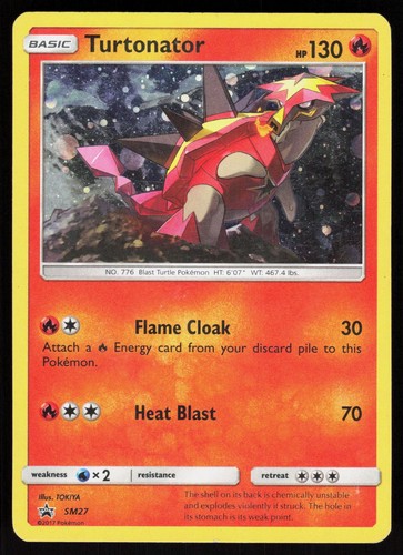 Turtonator - SM27 - Sun & Moon Promo Pokemon Holo - LP Promo