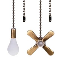Ceiling Fan Pull Chains 13.6 Inches Fan Pulls 2 Pcs Ceiling Fan Pull Cord Fan...