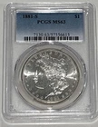 1881-S PCGS MS63 $1 Morgan Silver Dollar San Francisco