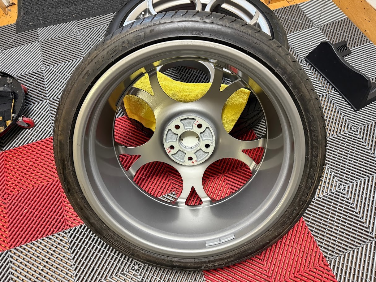 OEM Original 20" Alfa Romeo 8C Competizione 5 Hole Wheels Rims Grey Set Take Off
