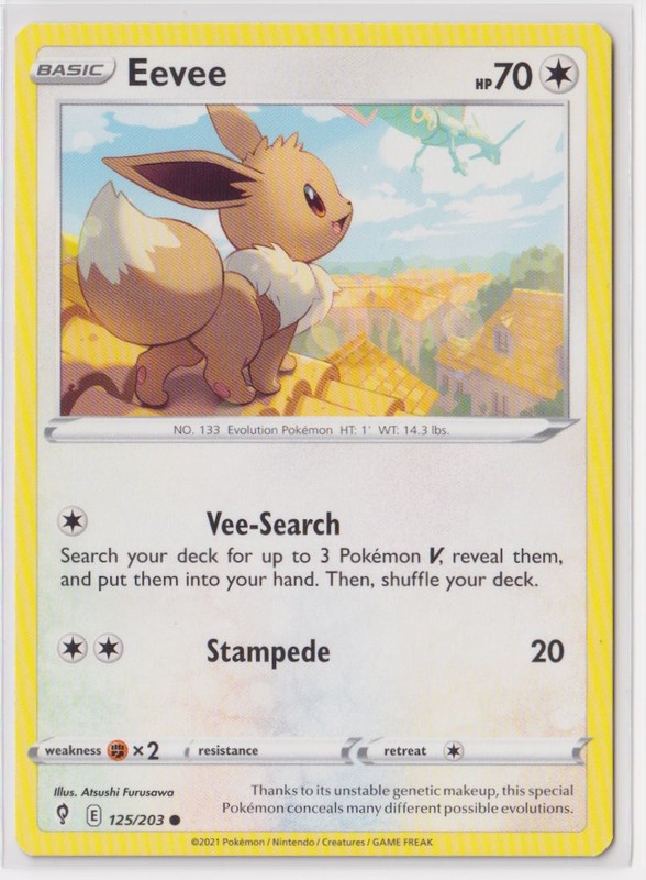 Pokemon Evolving Skies - 125/203 Eevee