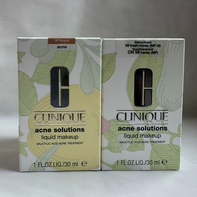 Clinique Acne Solutions Liquid Makeup Foundation 1oz/30ml Pick Your Shade:
