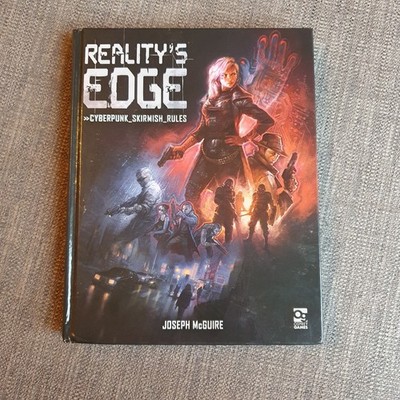 Reality's Edge Cyberpunk Skirmish Rules by Joseph McGuire (Hardback Book)