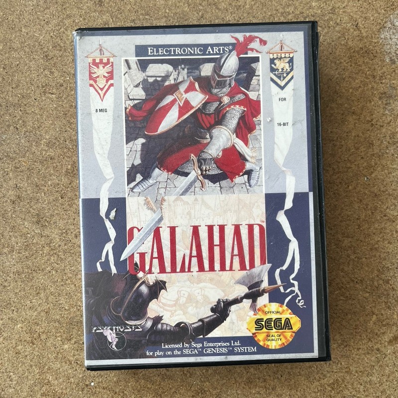 Galahad - Sega Mega Drive / Genesis Game with Case & Manual *FREE Next Day Post*