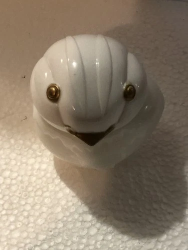 VNTG.  Avon Snowbird perfume bottle / Milk glass / Decanter; Empty (2 AVAILABLE)