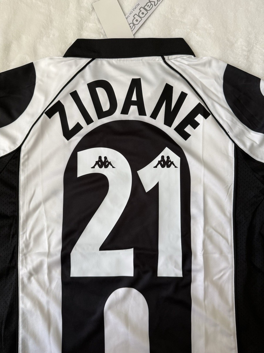 Juventus 1998/99 Zidane #21 New Men's Soccer Jersey Kappa Sony