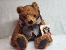Stuffed Bear Teddy's Teddy 100th Anniversary Limited Edition 2001 Brown Vest...