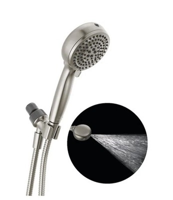 Delta Proclean 6 Setting Satin Nickel Handheld Shower Head 75720DSN