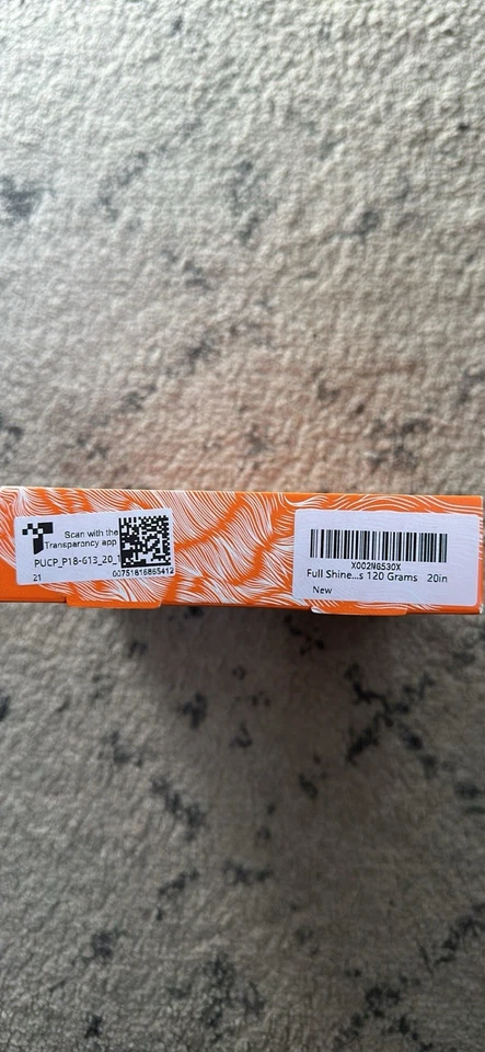 Full Shine REAL Human Hair Extensions 22inch  Ash Blonde X002MG530X - Image 2 of 3