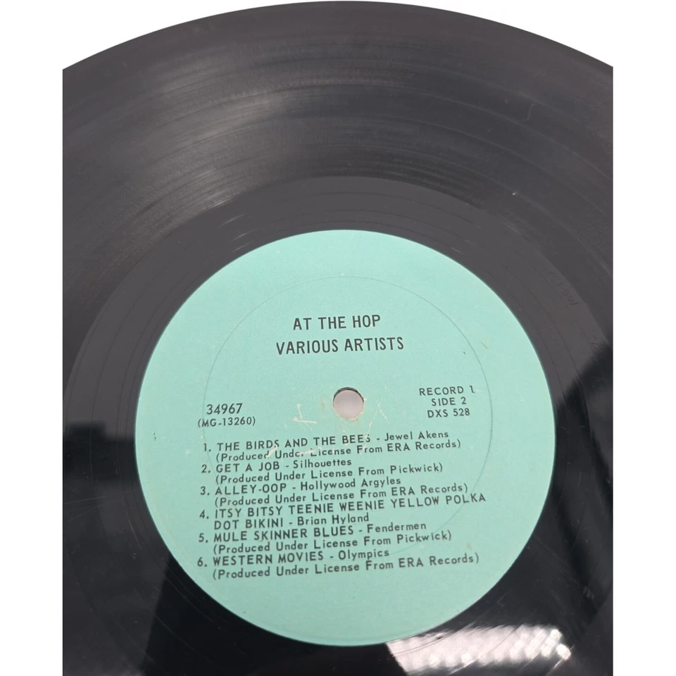 At The Hop 1975 Various Artist 3LP Brookville Records - Image 3 of 4