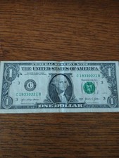 Birthday Bill February 21, 1933, Date Serial Number US Currency 2021 Note