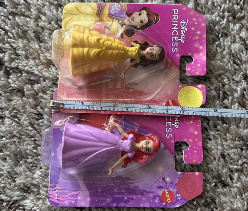 Disney Princess Figures Complete Set of 4 Toys Mattel Cake Toppers 2024 NIB - Picture 6 of 7