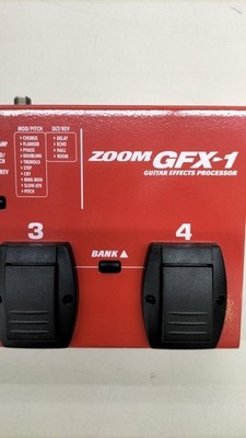 ZOOM GFX-1 ギターエフェクトプロセッサー Zoom GFX-1 Multi-Effects Guitar Effect Pedal for sale online