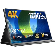 UPERFECT 16" Gaming Monitor 4K 3840x2400 Portable Monitor Laptop Screen 1200nits