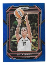 2023 PANINI PRIZM WNBA BASKETBALL #58 CAYLA GEORGE /175 BLUE PRIZM PARALLEL,ACES