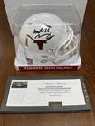 Arch Manning Autographed Texas White Speed Mini Football Helmet Panini COA Auto