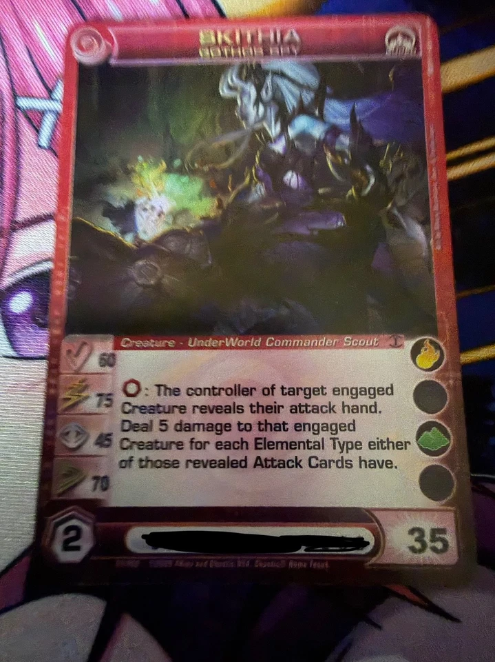 Chaotic TCG #27/200 Skithia, Gothos Spy - SUPER RARE   - Image 2 of 4
