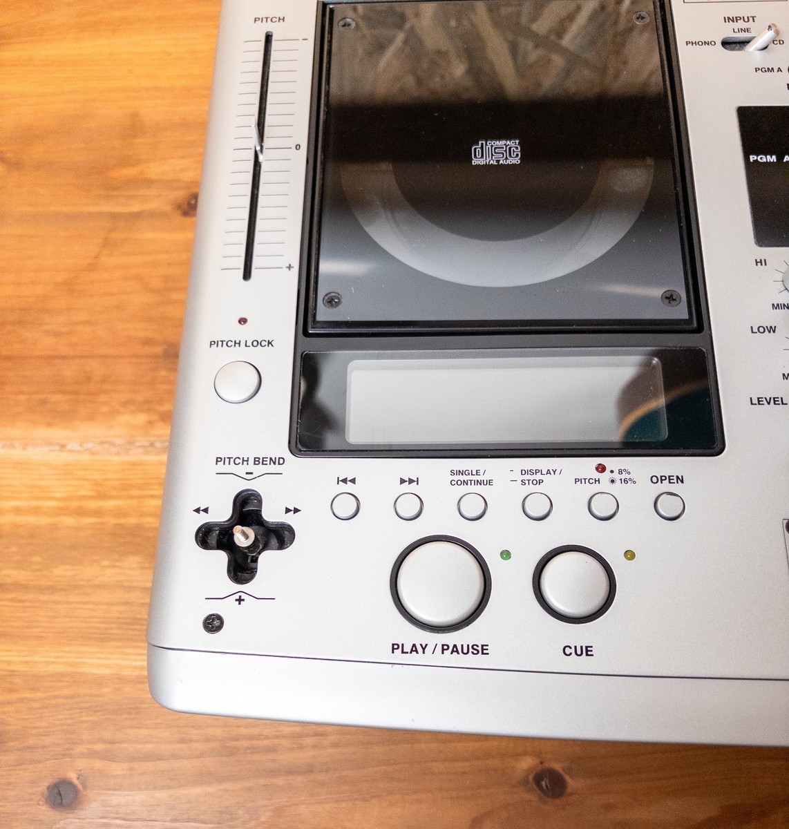 Vestax CDX-16 Dual DJ CD Player Belt Replaced Tested Working Knobs