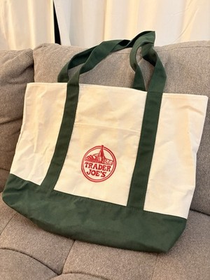 Large Trader Joe s 2025 Limited Edition Tote Dark Green New