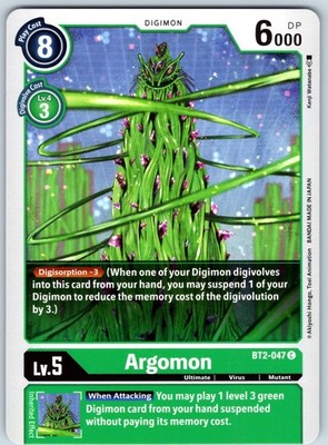 Argomon - BT2-047 Common Release Special Booster 1.5 Normal BT2-047 C NM