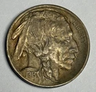 Toned AU 1913-P Type 1 Buffalo Nickel (all original), U.S. Type Coin