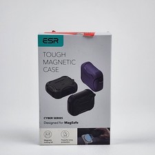 ESR AirPods Pro 3 Tough Magnetic Case Cyber Series MagSafe Ready Purple Open Box