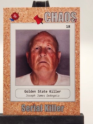 True Crime Joseph James DeAngelo 2024 Historic Autographed Chaos #18  Card 