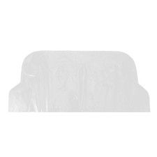 Funda de silla de cosmetología transparente protector de salón para respaldo de sillón de spa