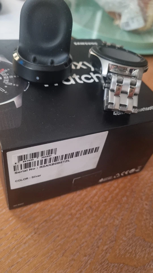 Samsung Galaxy Watch 46mm SM-R800 Bluetooth Smartwatch CINTURINO ACCIAIO - Immagine 3 di 3