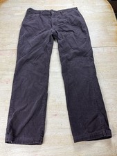 Vintage 80s LEE Riders Corduroy Pants Mens 34X30 Brown USA Made Hipster Grunge