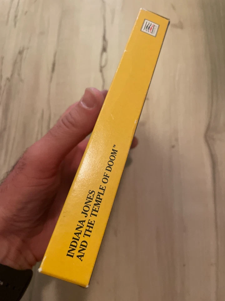 Indiana Jones and the Temple of Doom Nes - cart, manual, box + insert CIB! - Image 3 of 4