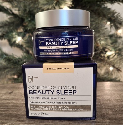 NEW IT Cosmetics Confidence in Your Beauty Sleep Pillow Night Cream - 2 oz NIB