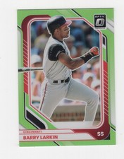 2026 DONRUSS BASEBALL OPTIC LIME GREEN PRIZM 95/149 BARRY LARKIN REDS #48