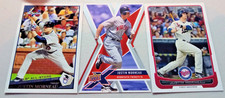 Justin Morneau 2008 Upper Deck X Die Cut X Insert &2012 Bowman