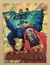 Superman & Parallax DC Outburst MAXIMUM FIREPOWER EMBOSSED Chase Card #16 NM-MT