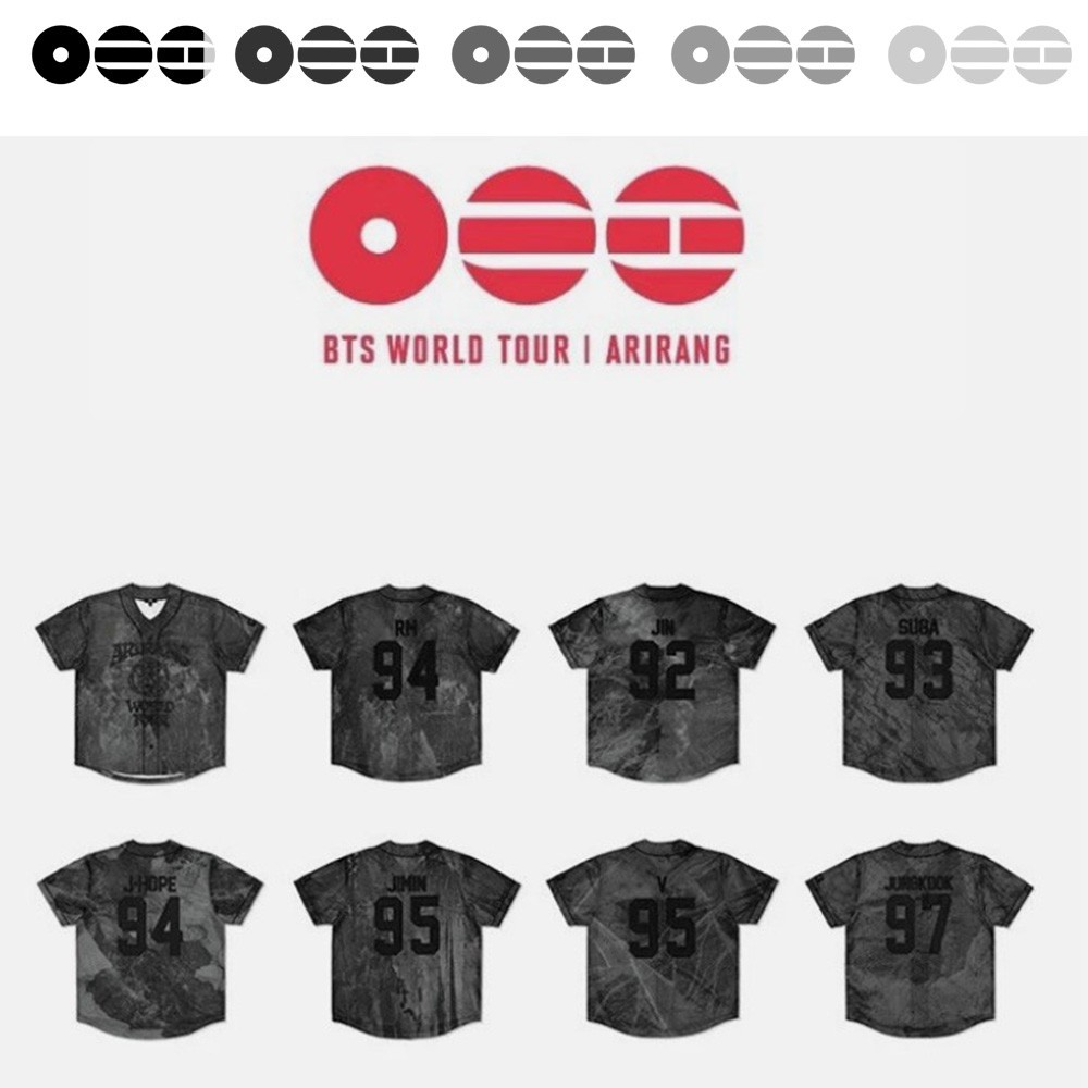 BTS Official Jersey Shirt ARIRANG World Tour Tour Merch / ARMY | eBay